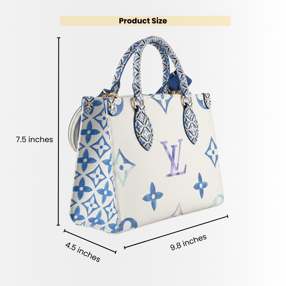 Louis Vuitton Onthego PM Blue 25cm - Image 3