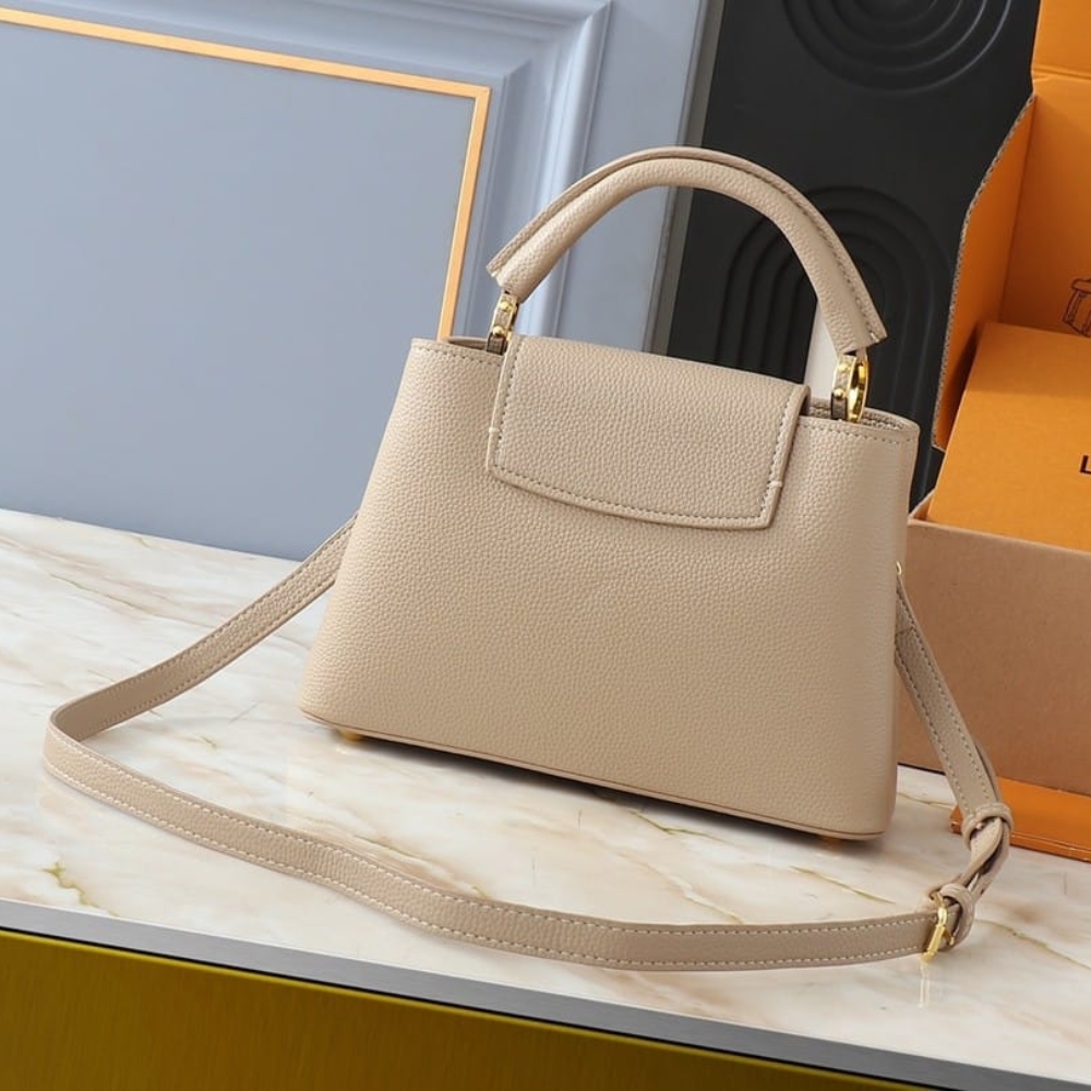 Louis Vuitton Capucines BB Galet Grey 27Cm M94634 - Image 9