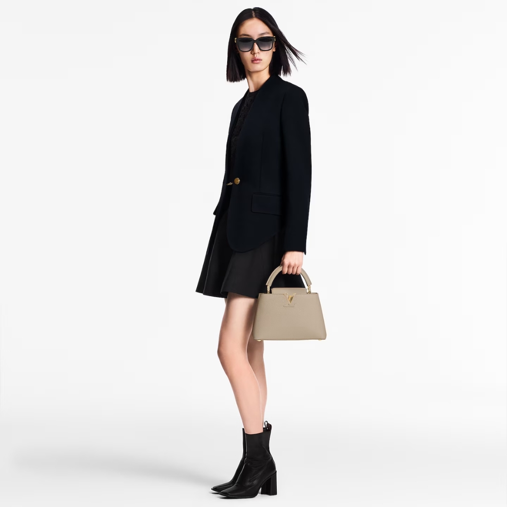 Louis Vuitton Capucines BB Galet Grey 27Cm M94634 - Image 2