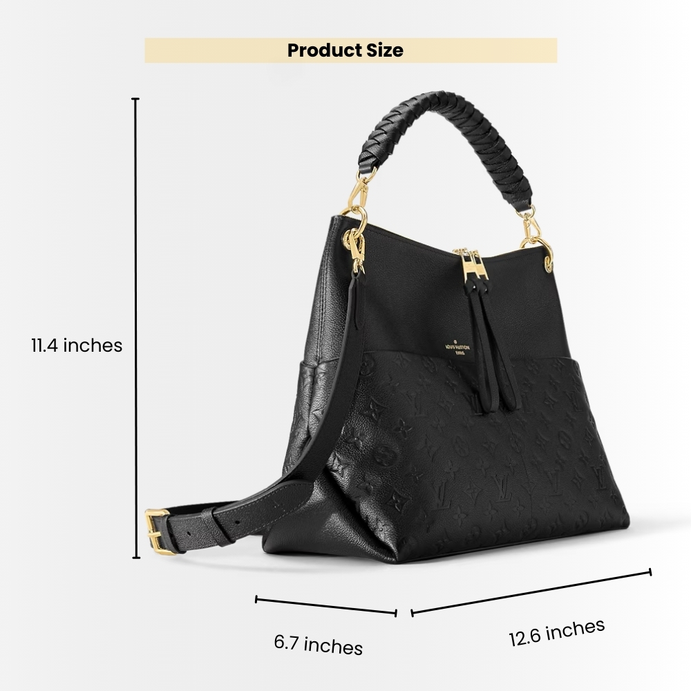 Louis Vuitton Maida Hobo Black 32Cm M45522 - Image 3