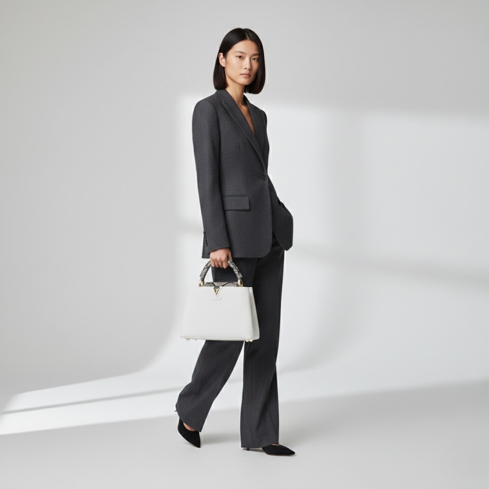 Louis Vuitton Capucines BB Snow White 27Cm - Image 2