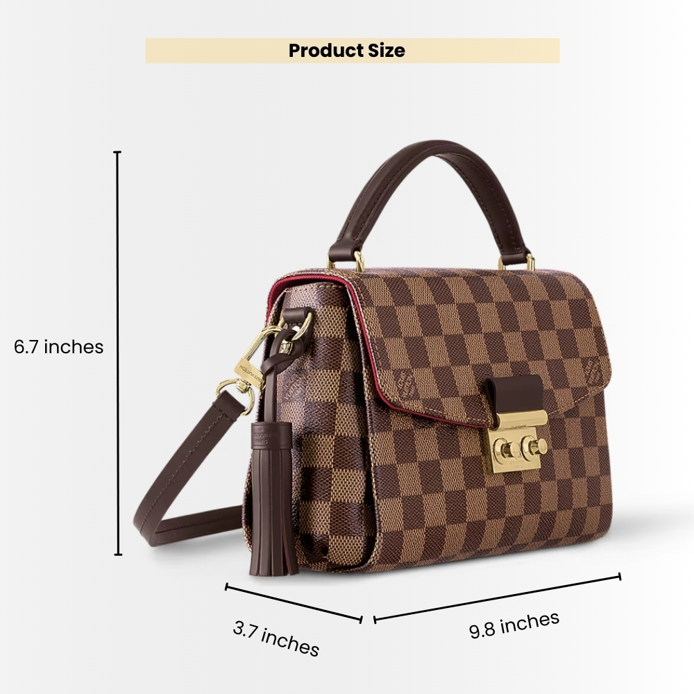 Louis Vuitton Croisette Damier Ebene 25Cm N53000 - Image 3