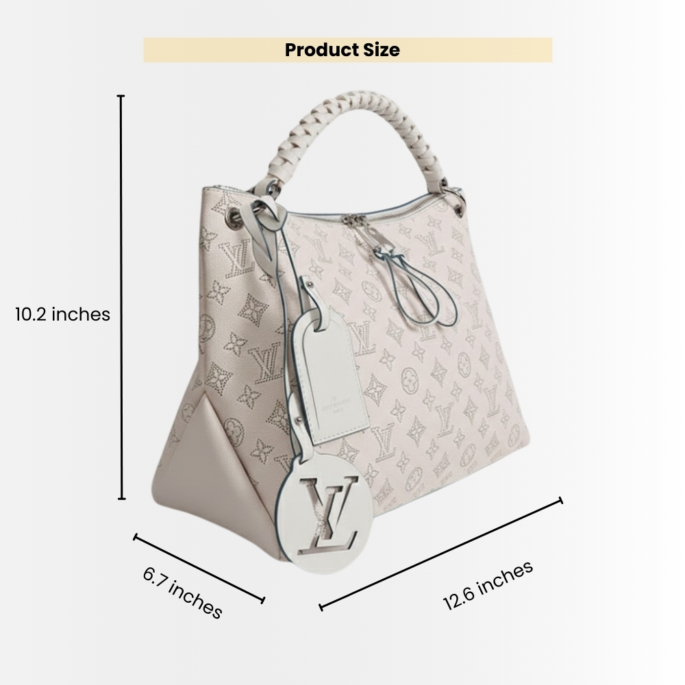 Louis Vuitton Beaubourg Hobo MM White 32Cm M56201 - Image 3