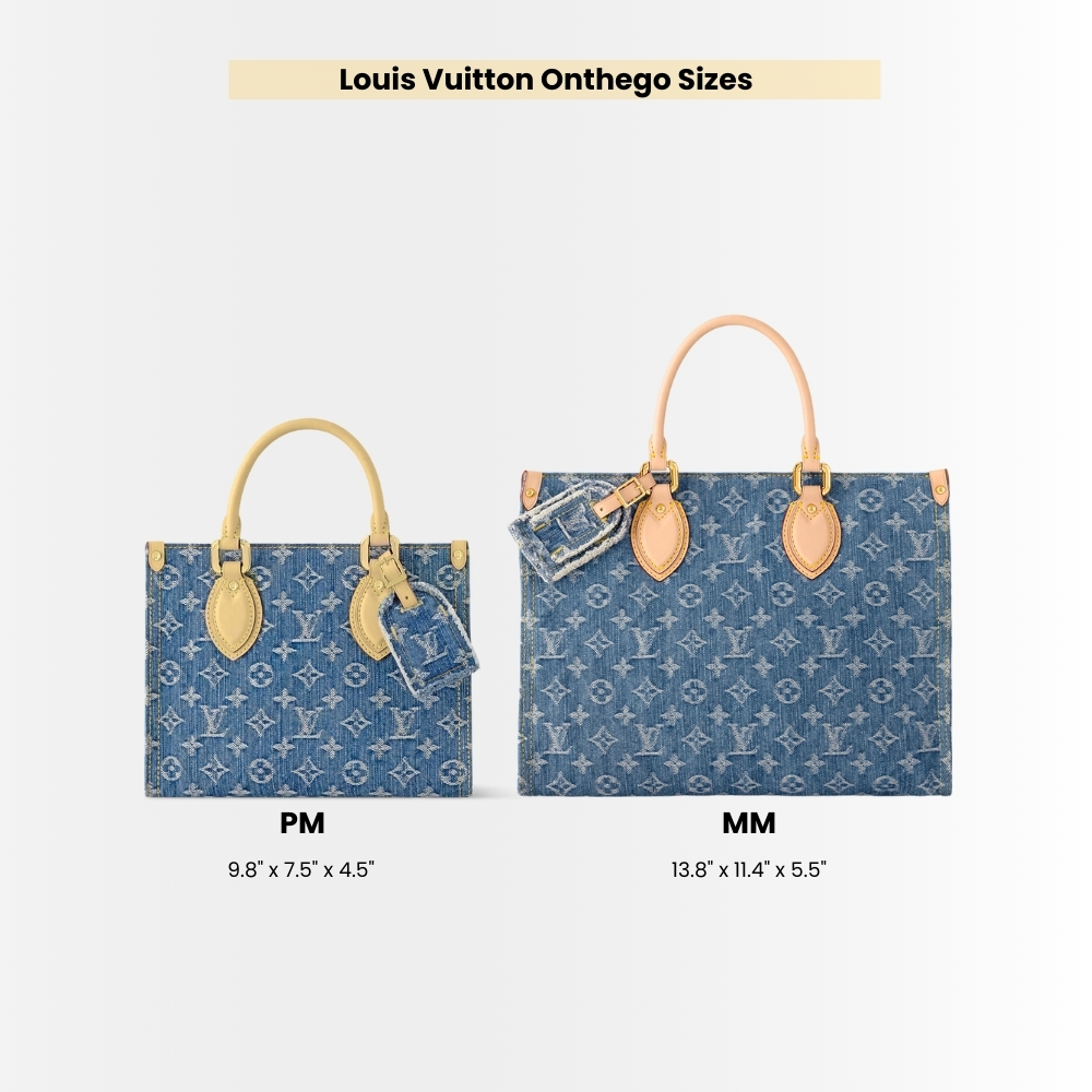 Louis Vuitton OnTheGo MM Denim Blue 35Cm M46871 - Image 12