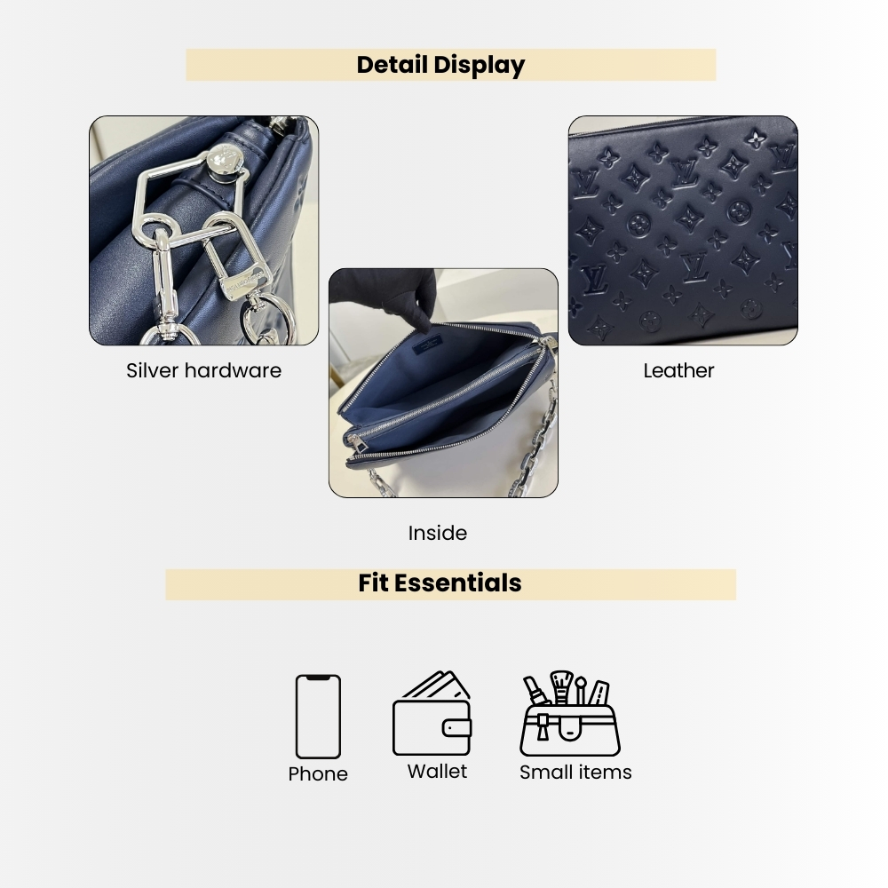 Louis Vuitton Coussin PM Marine Blue 26Cm M20379 - Image 4