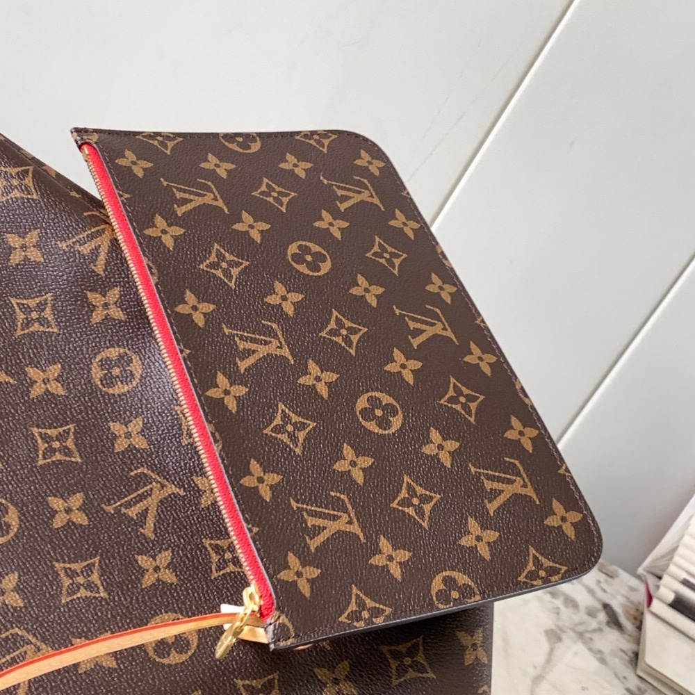 Louis Vuitton Neverfull MM Monogram Cerise Red 31Cm M46987 - Image 8