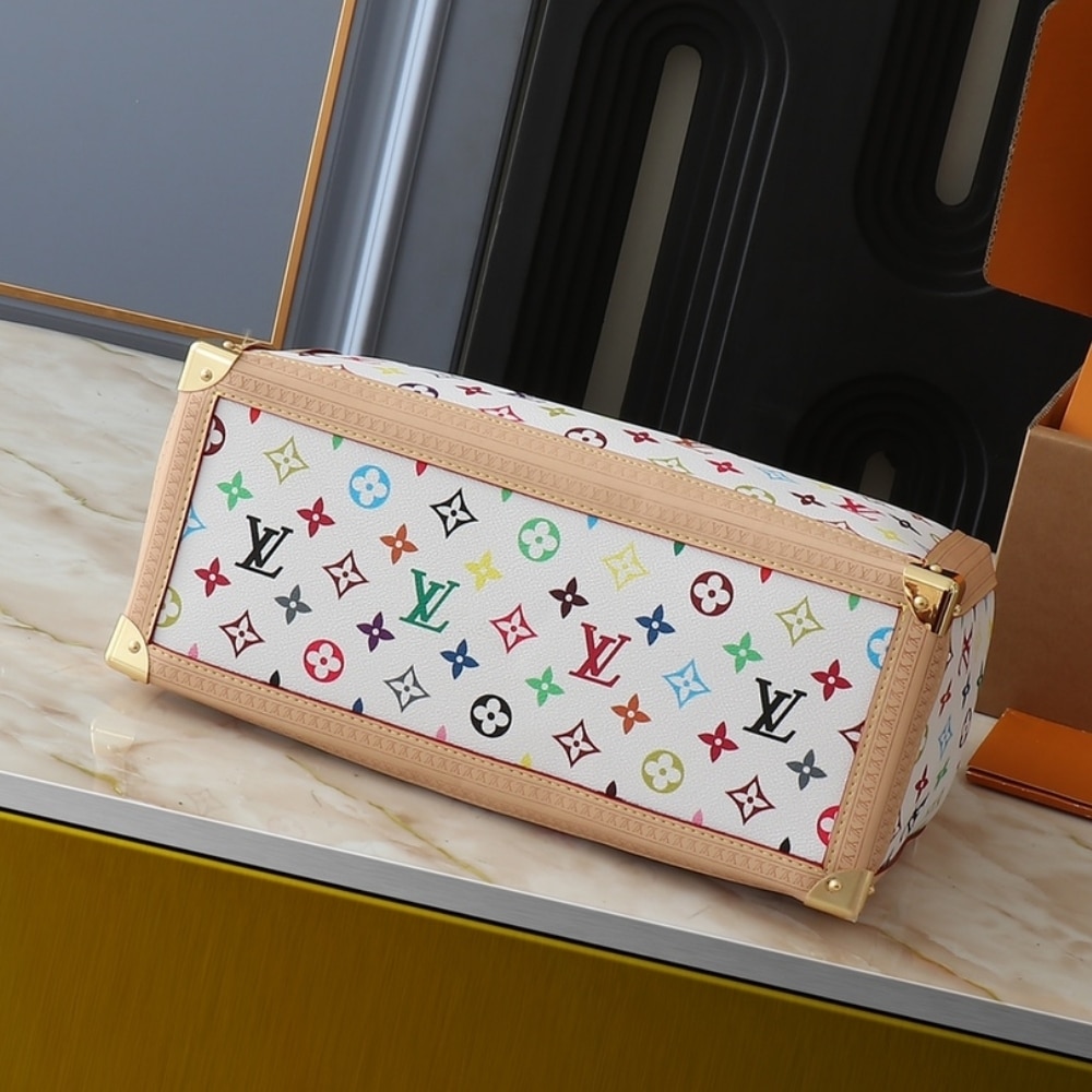 Louis Vuitton x Murakami Onthego MM Multicolored White 35cm M13079 - Image 7
