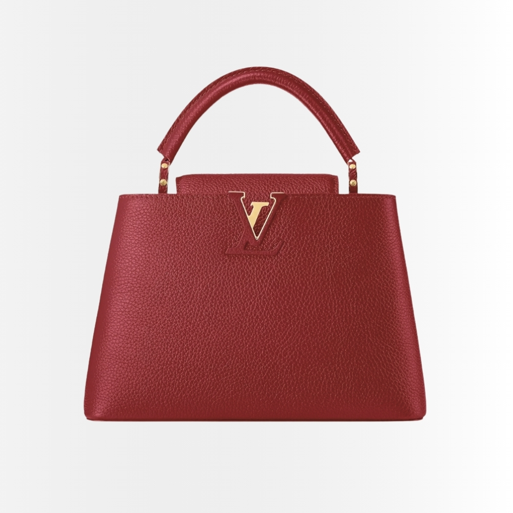 Louis Vuitton Capucines BB Scarlet Red 27Cm M52689