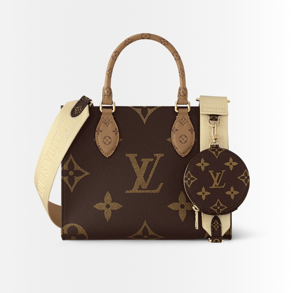 Louis Vuitton Onthego PM Monogram Canvas Brown 25Cm M46373