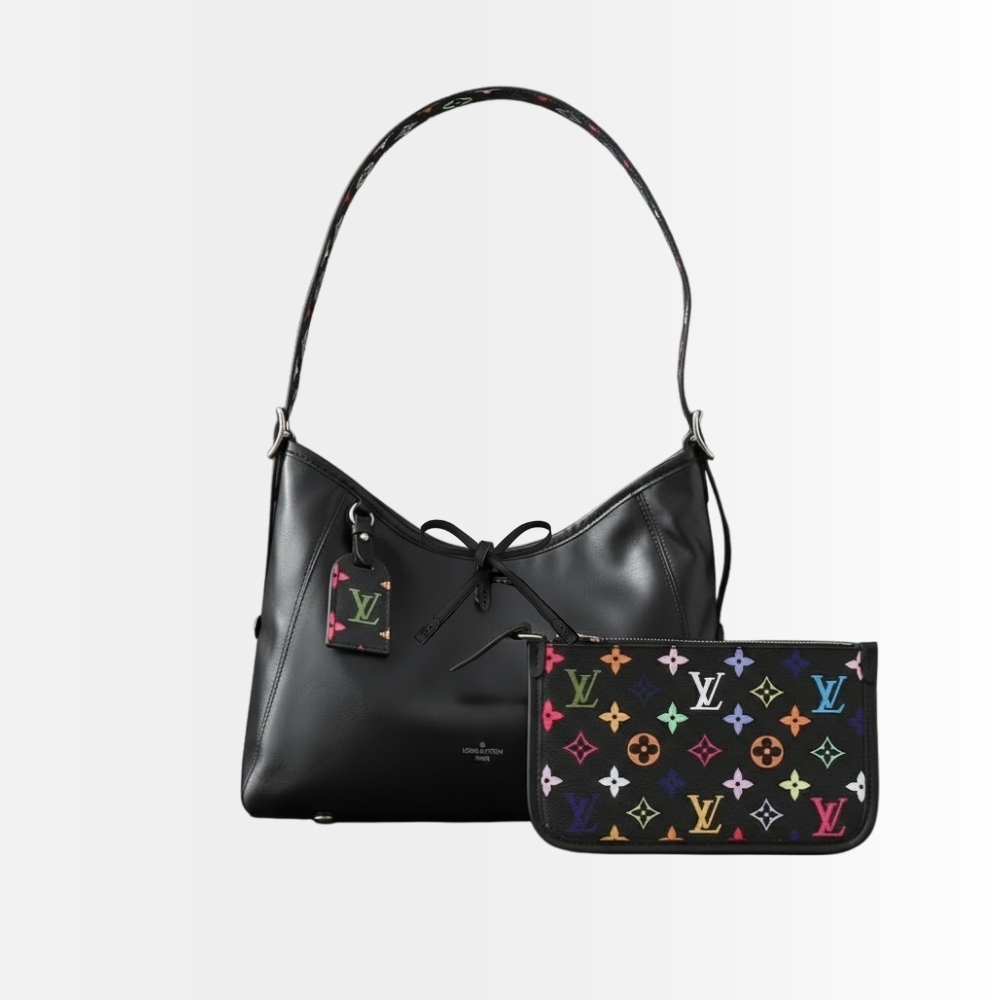 Louis Vuitton X Murakami CarryAll Vibe PM Black 29Cm