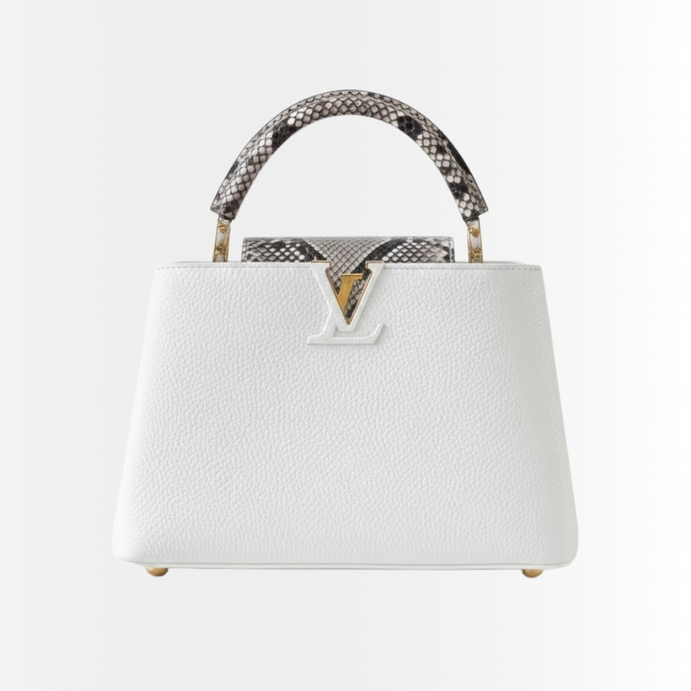 Louis Vuitton Capucines BB Snow White 27Cm