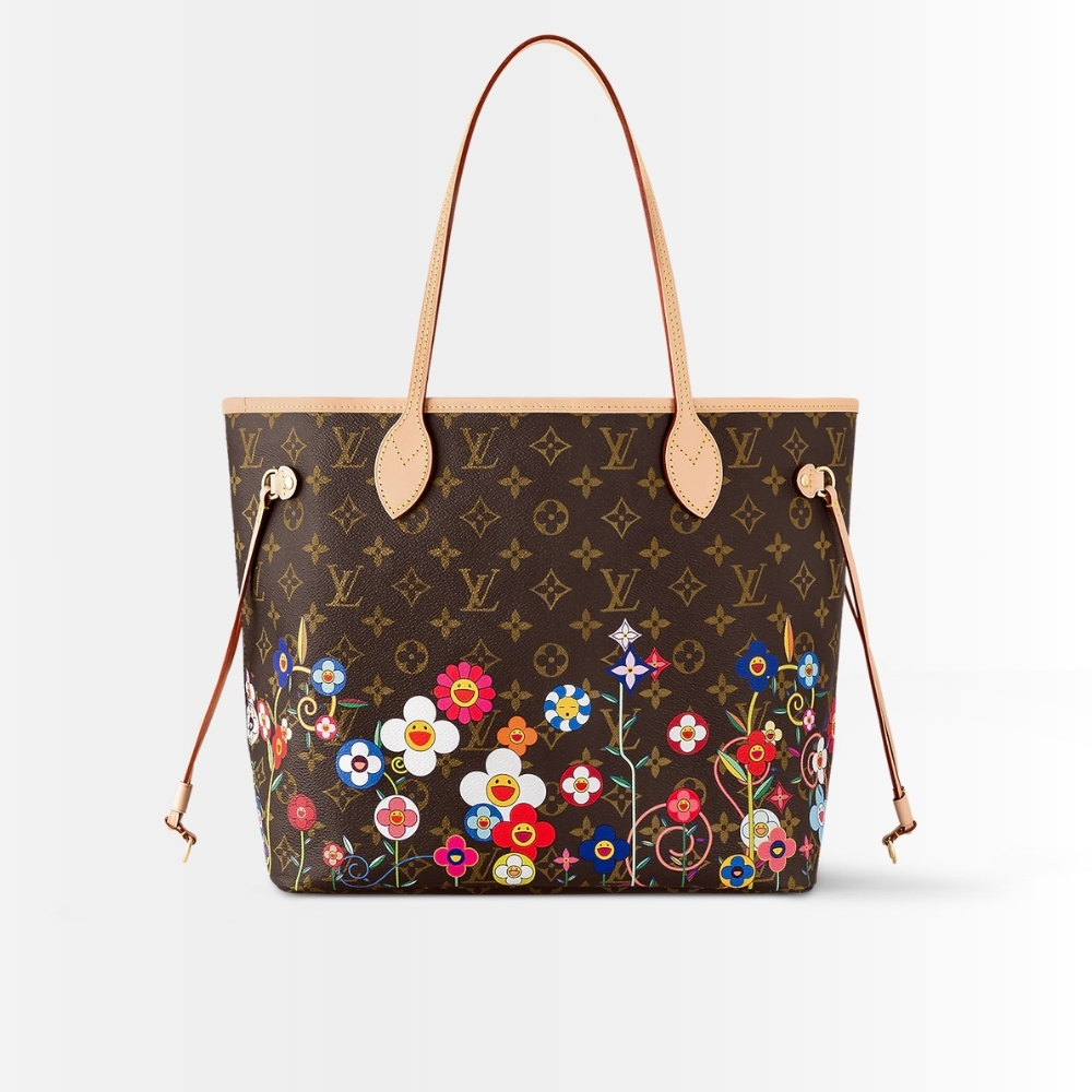 Louis Vuitton X Murakami Neverfull MM Superflat Brown 32Cm M13271