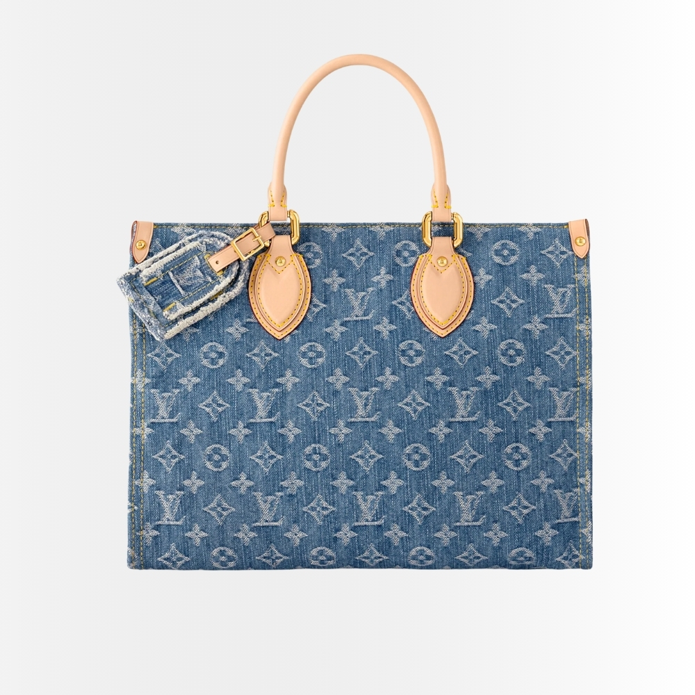 Louis Vuitton OnTheGo MM Monogram Denim 35Cm M46871