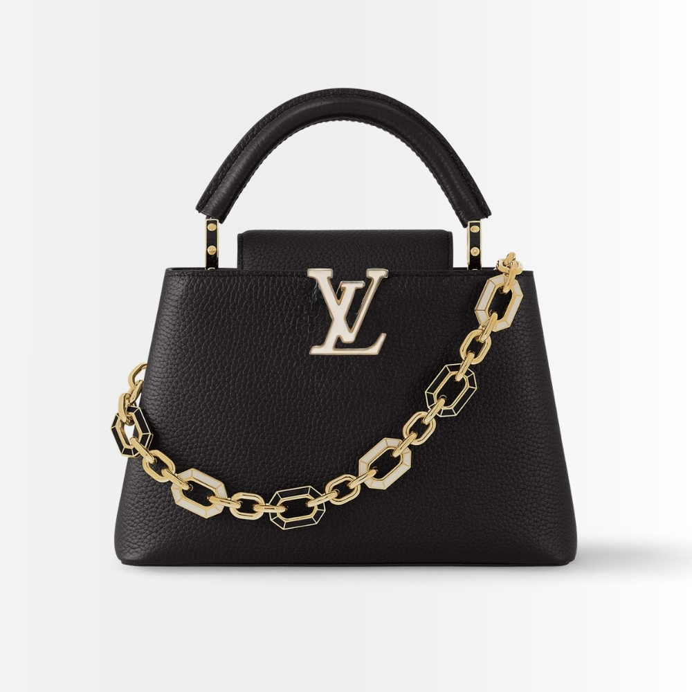 Louis Vuitton Capucines BB Black 27Cm