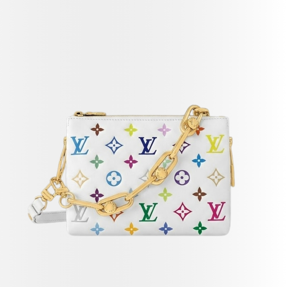 Louis Vuitton X Murakami Coussin BB Multicolored White 21Cm M13232