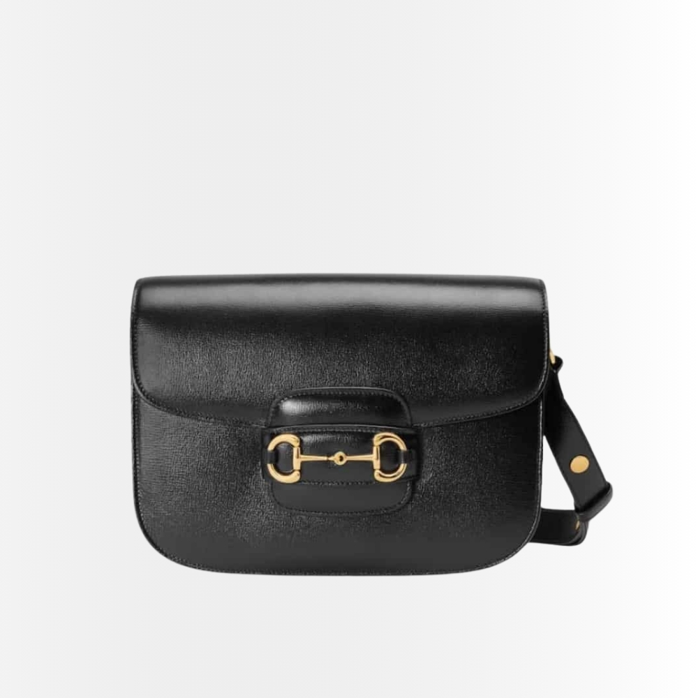Gucci Horsebit 1955 Medium Bag Black 25cm 602204 1DB0G 1000