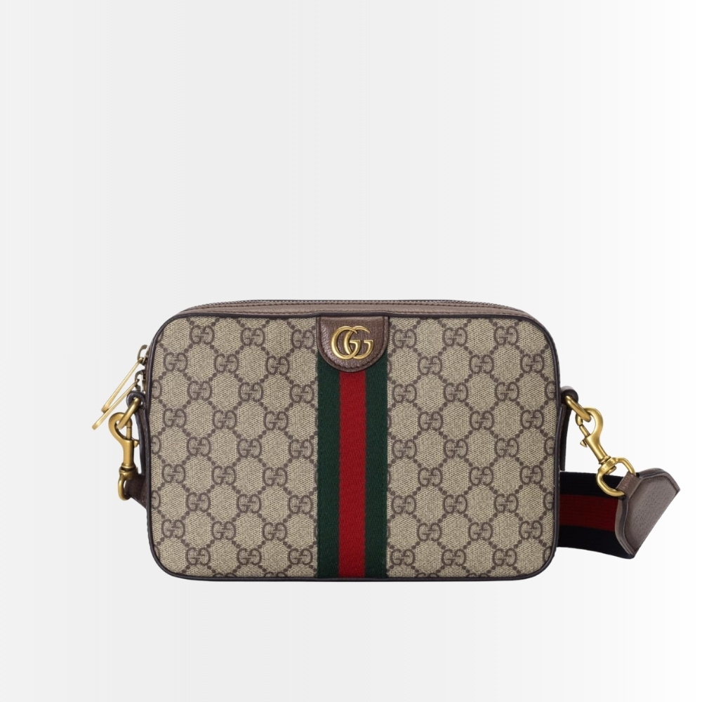 Gucci Ophidia GG Small Shoulder Bag Beige Ebony 23Cm 699439 9C2ST 8920