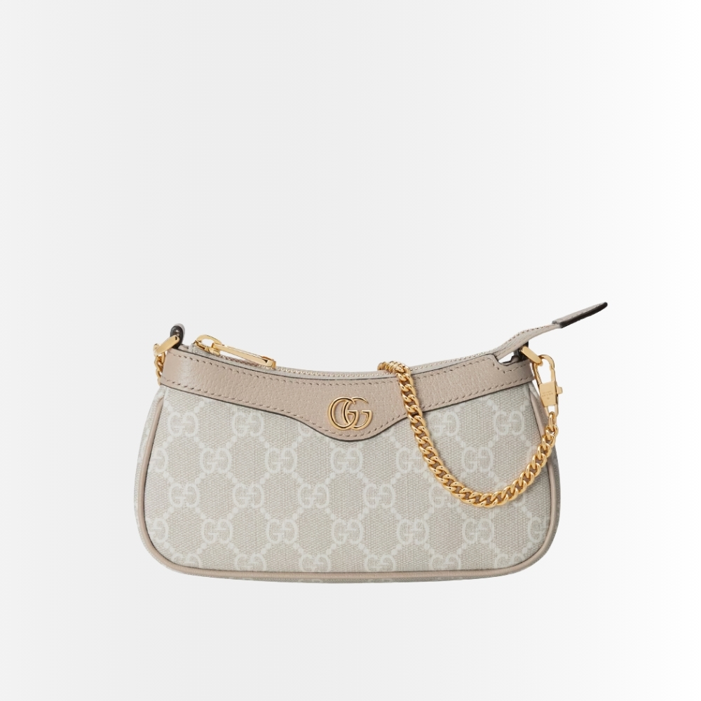 Gucci Ophidia Mini Handle Bag Beige And White 19Cm 764960 FACJT 9641