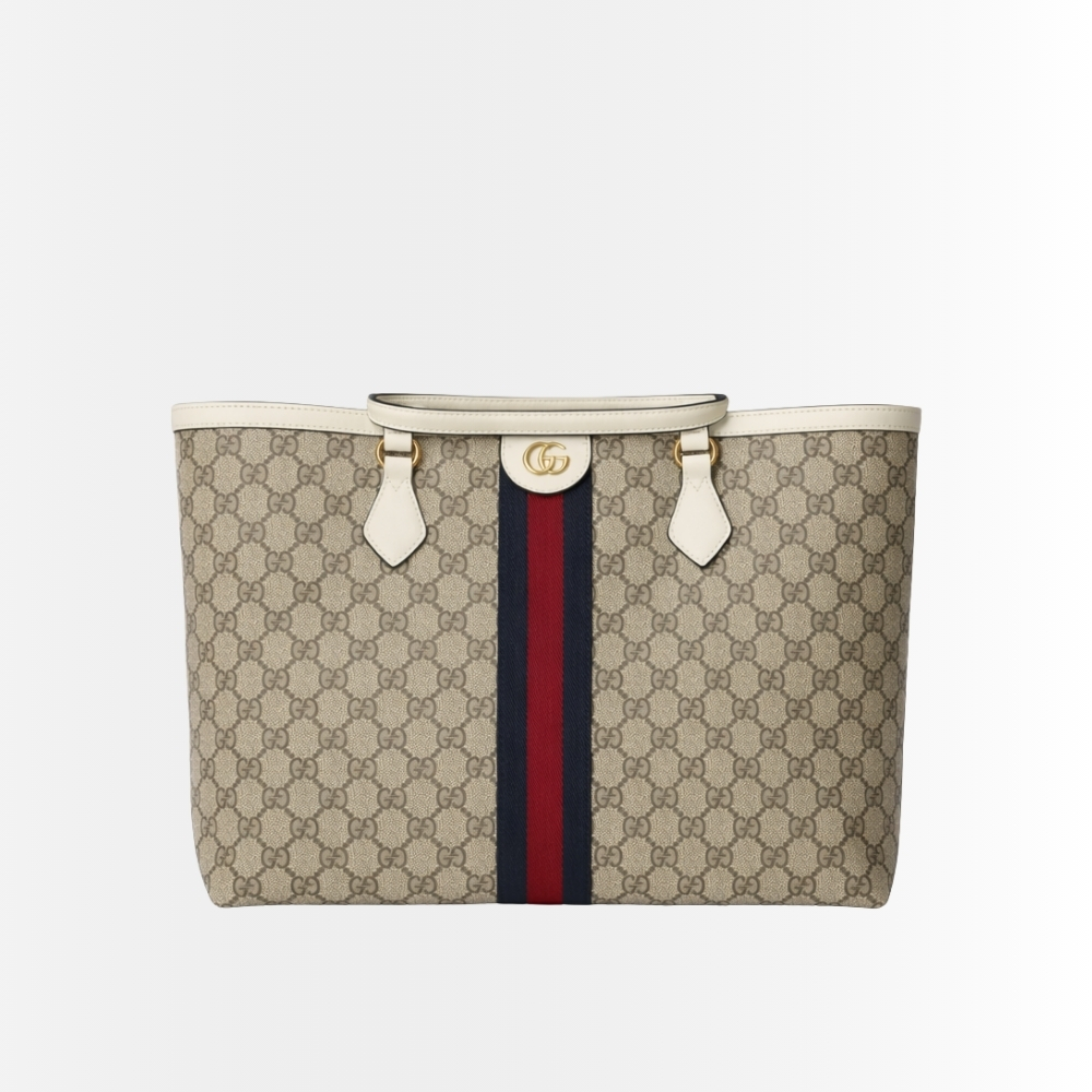 Gucci Ophidia Large GG Tote Bag Beige Ebony 38Cm 631685 96IWB 9794