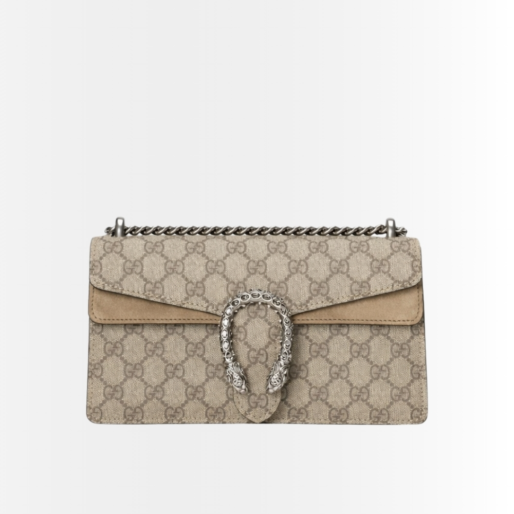 Gucci Dionysus Small Shoulder Beige Bag 25Cm 499623 92TJN 8660
