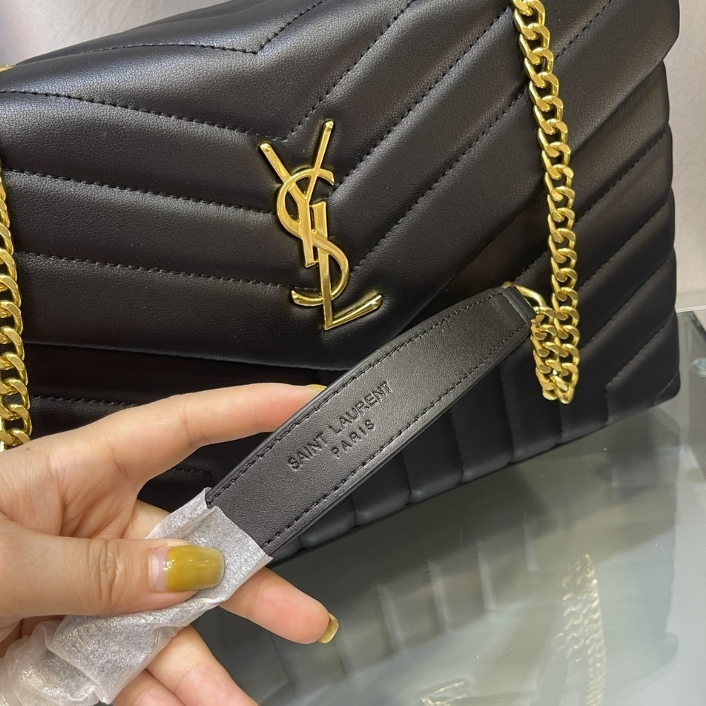 Saint Laurent Loulou Medium Black 32cm 574946DV7271000 - Image 6