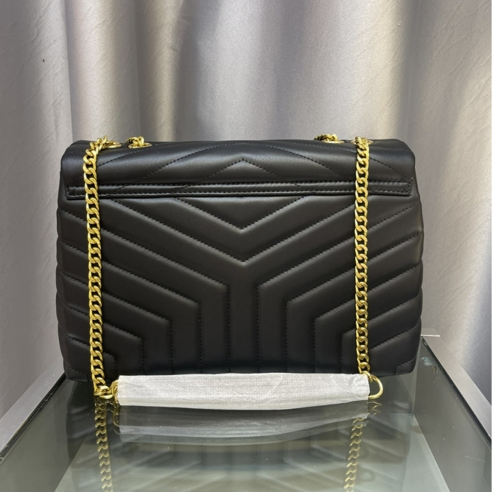 Saint Laurent Loulou Medium Black 32cm 574946DV7271000 - Image 8