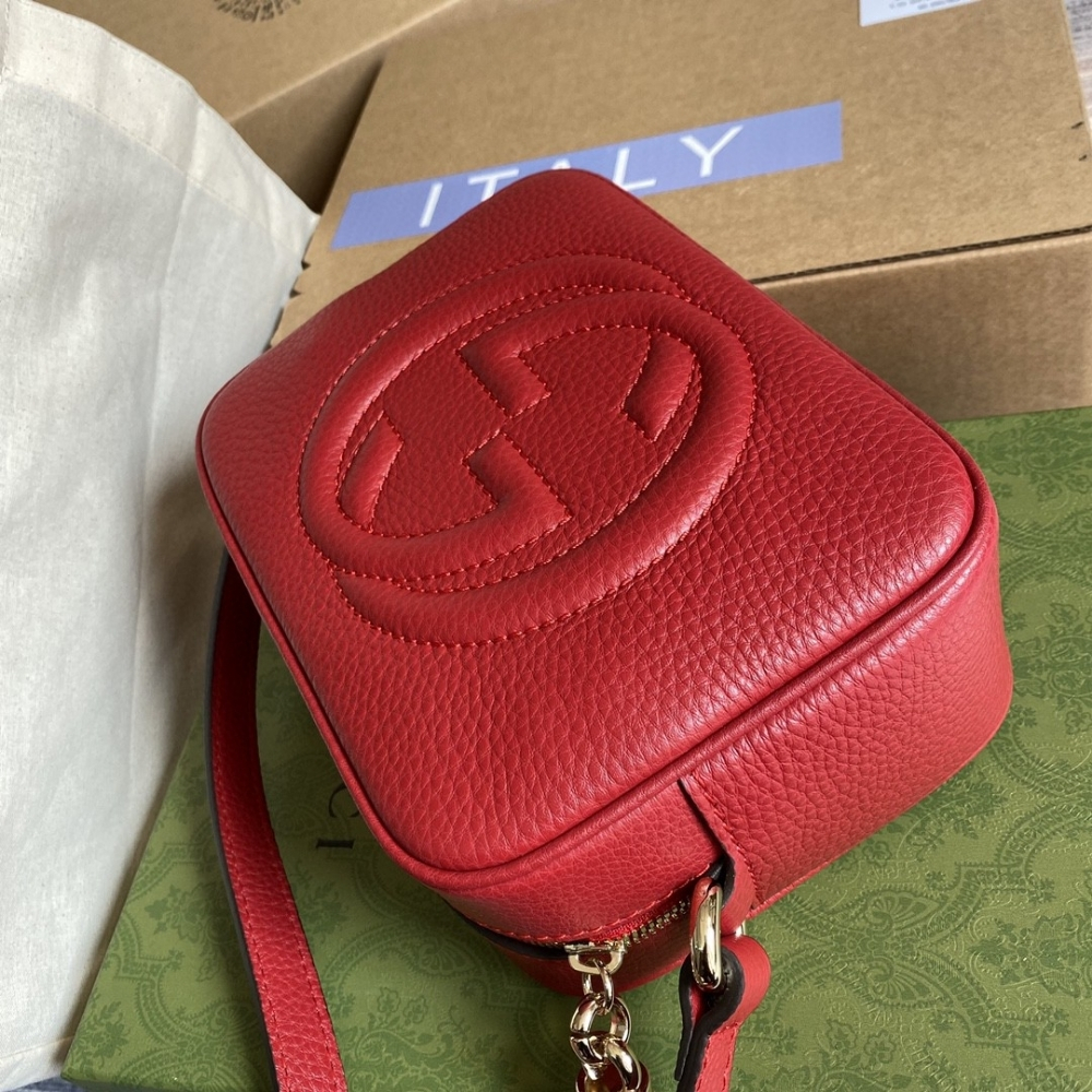 Gucci Soho Small Shoulder Bag Red 21Cm - Image 6