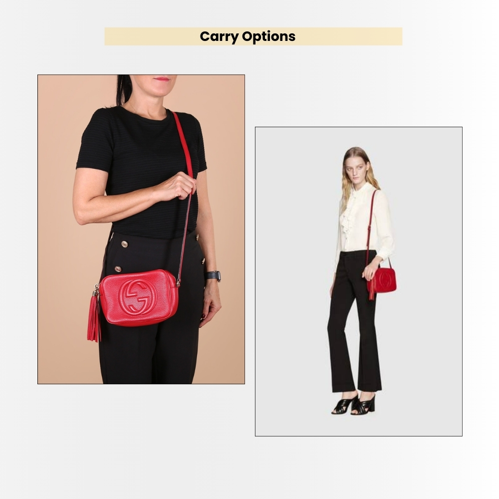 Gucci Soho Small Shoulder Bag Red 21Cm - Image 9