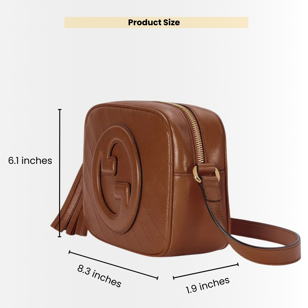 Gucci Blondie Small Shoulder Bag Brown 21cm 742360 1IV0G 6420 - Image 3