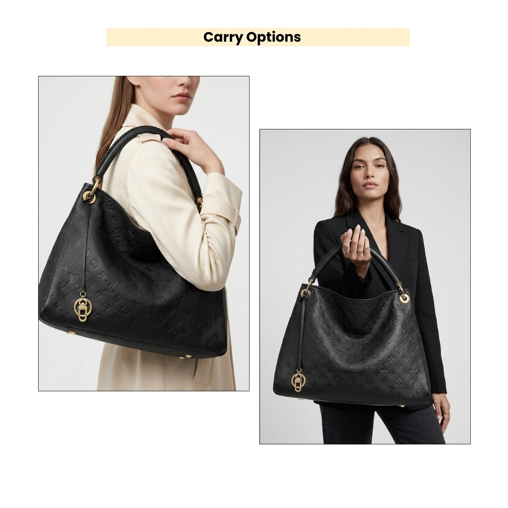 Louis Vuitton Artsy MM 41Cm Black M41066 - Image 12