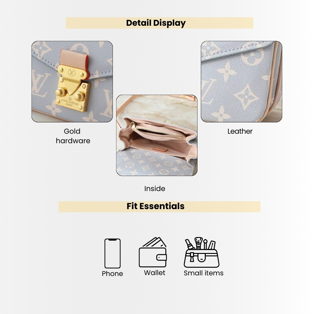 Louis Vuitton Pochette Métis East West Trianon Blue 21Cm M12429 - Image 4