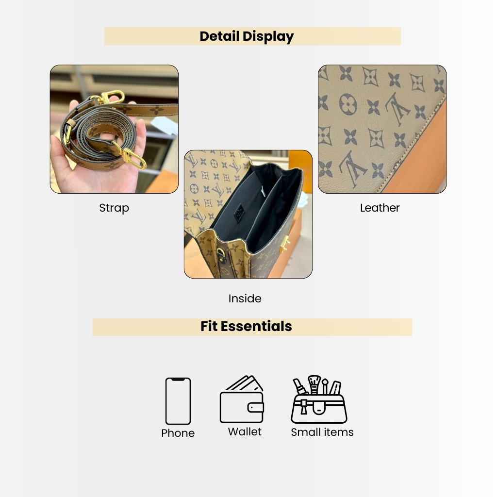 Louis Vuitton Pochette Métis Monogram Reverse Brown 25Cm M44876 - Image 4