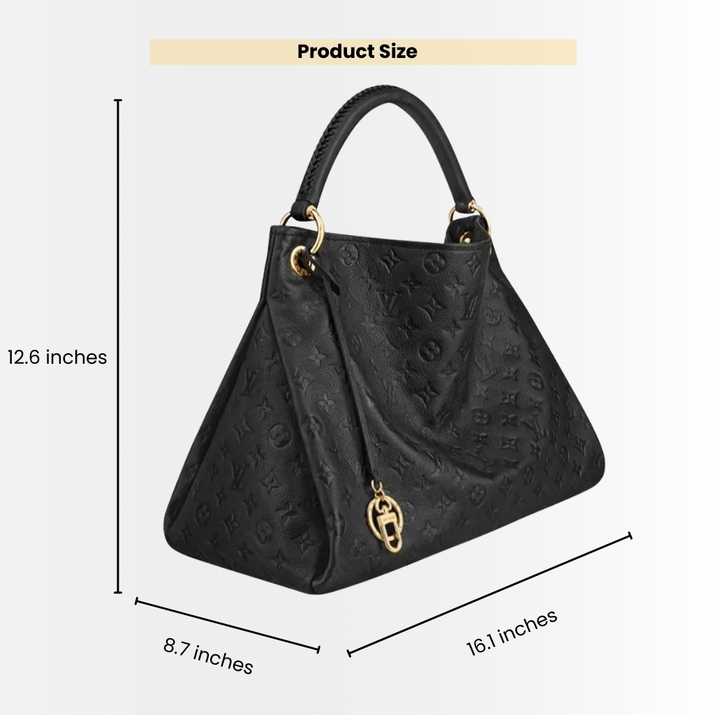 Louis Vuitton Artsy MM 41Cm Black M41066 - Image 3