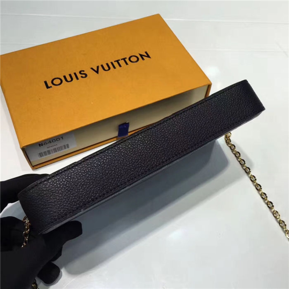 Louis Vuitton Félicie Pochette Black 21Cm M82477 - Image 7