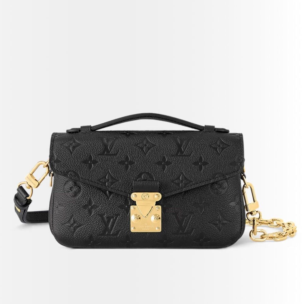 Louis Vuitton Pochette Métis East West Black 21Cm M46595
