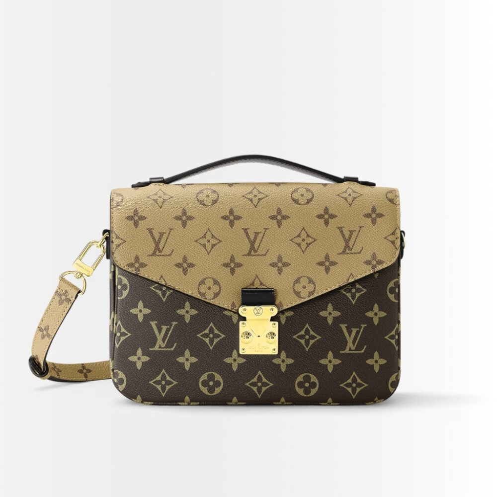 Louis Vuitton Pochette Métis Monogram Reverse Brown 25Cm M44876