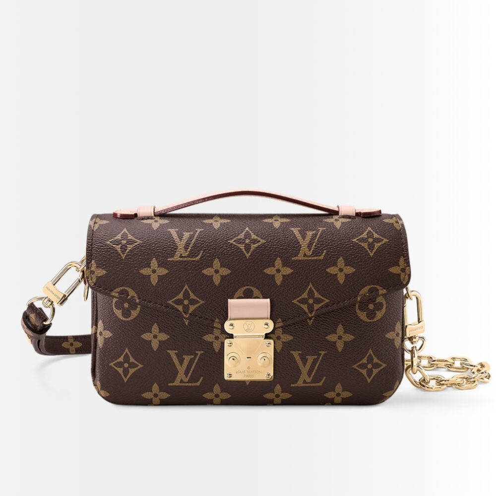 Louis Vuitton Pochette Métis East West Monogram Brown 21Cm M46279